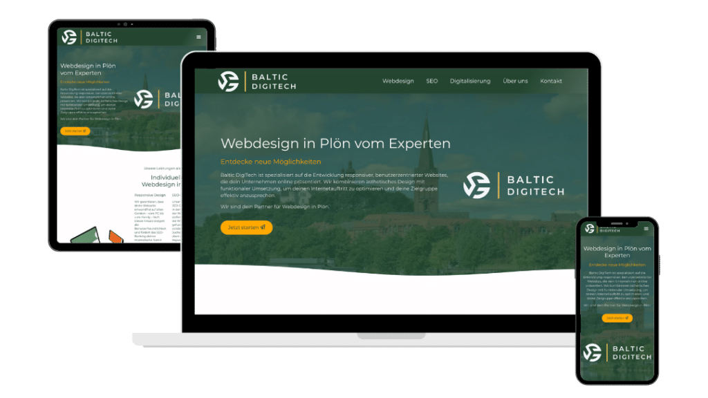 Professionelles Webdesign in Plön für moderne und benutzerfreundliche Websites – Webdesign Plön von Baltic DigiTech