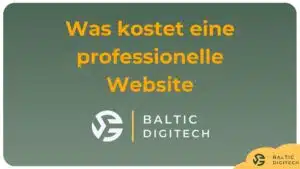 Webdesign Kosten - Was kostet eine professionelle Website?