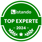 Top-Experte für Webdesign - Auszeichnung von Listando